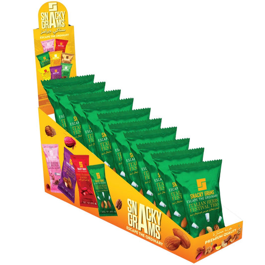 flavored dry nuts pack of 15 in tray