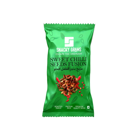 Sweet Chilli Seeds Fusion (Packets of 15) - Snacky Grams Sweet Chilli Seeds Fusion (Packets of 15) - Snacky Grams