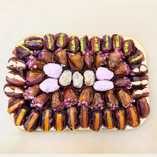Royal Ramadan Assorted Dates Platter – 1.2 KG