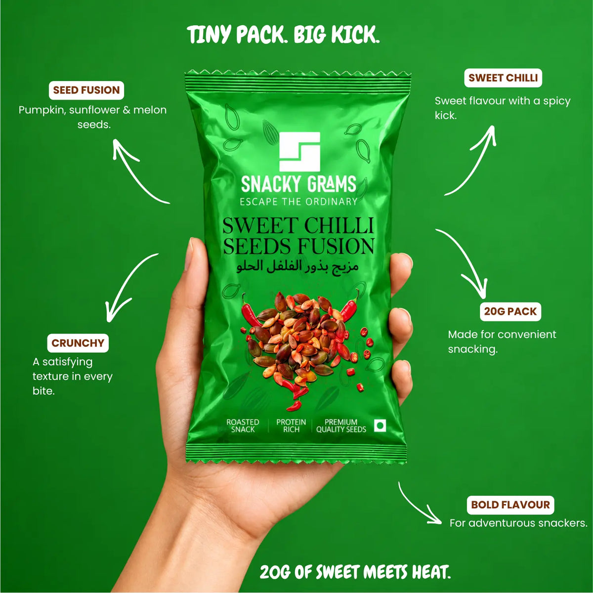 Sweet Chilli Seeds Fusion 20g & (Pack of 10 & 15)