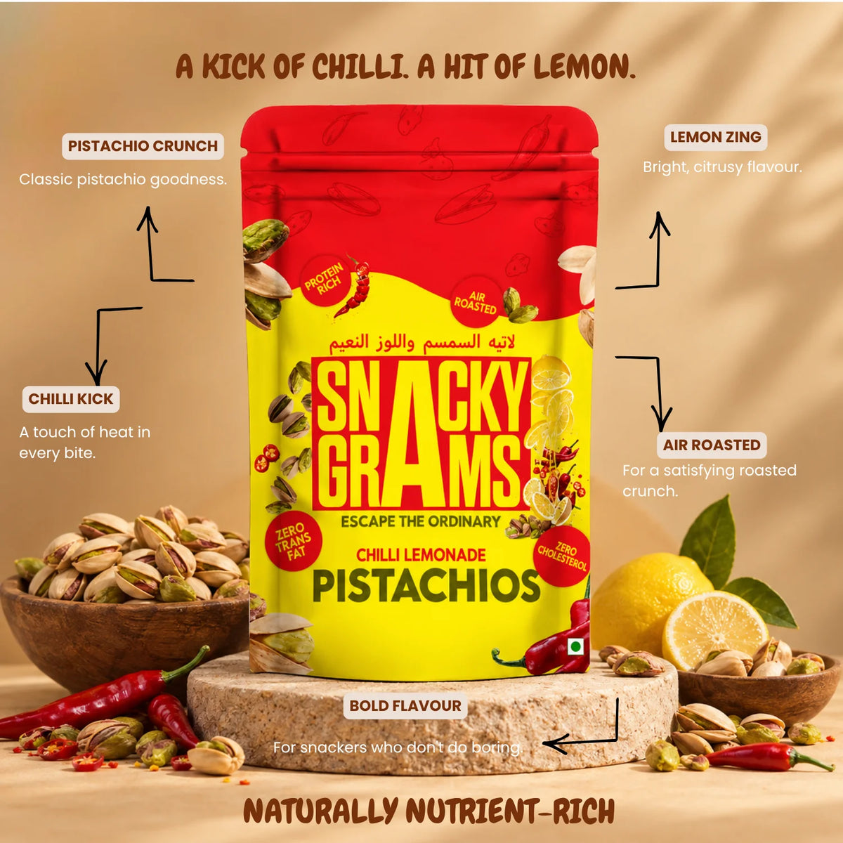 Chilli Lemonade Pistachios  (80g & 200g)