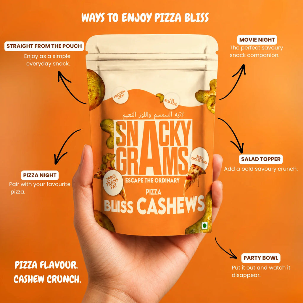 Pizza Bliss Cashews (80g & 200g)