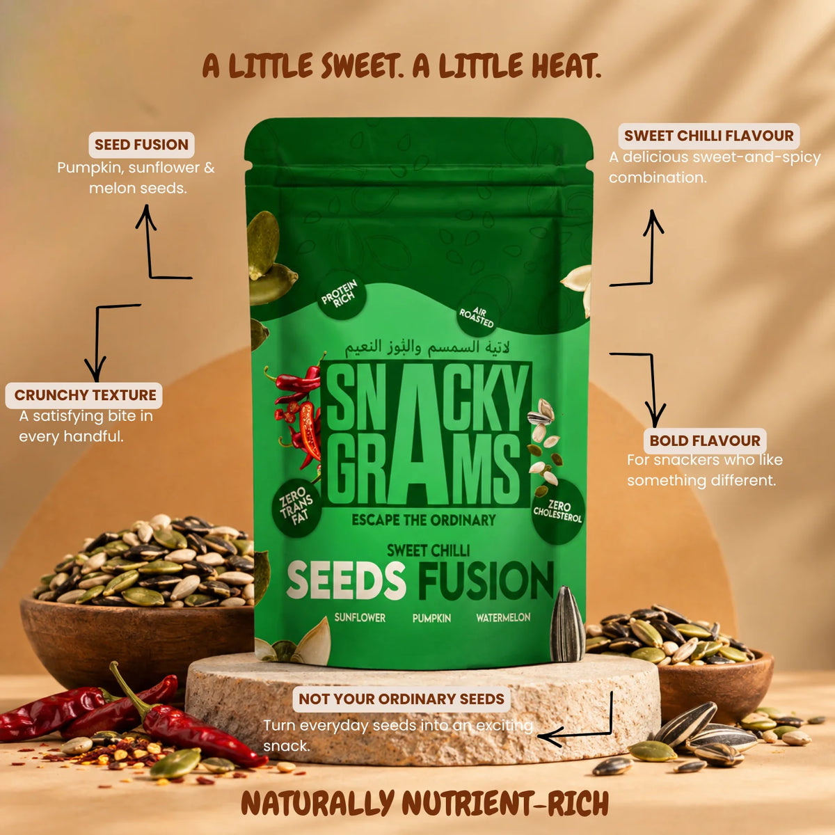 Sweet Chilli Seeds Fusion (80g & 200g)