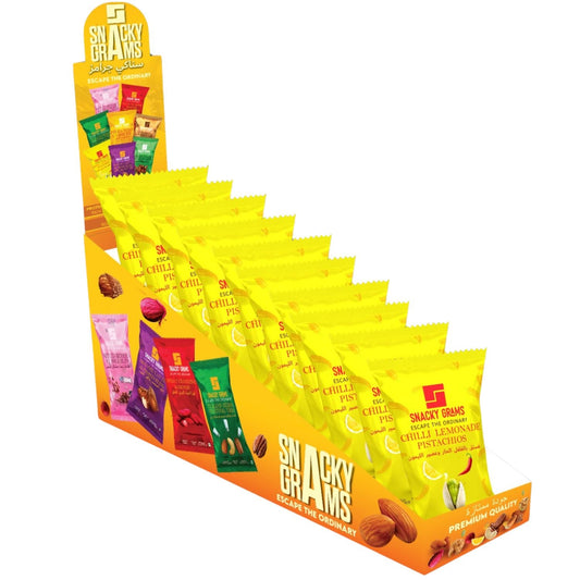 Chilli Lemonade Pistachios - Snacky Grams