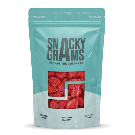 Dried Strawberries in unique pouch 