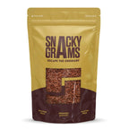 flax seeds in a pouch of snacky grams