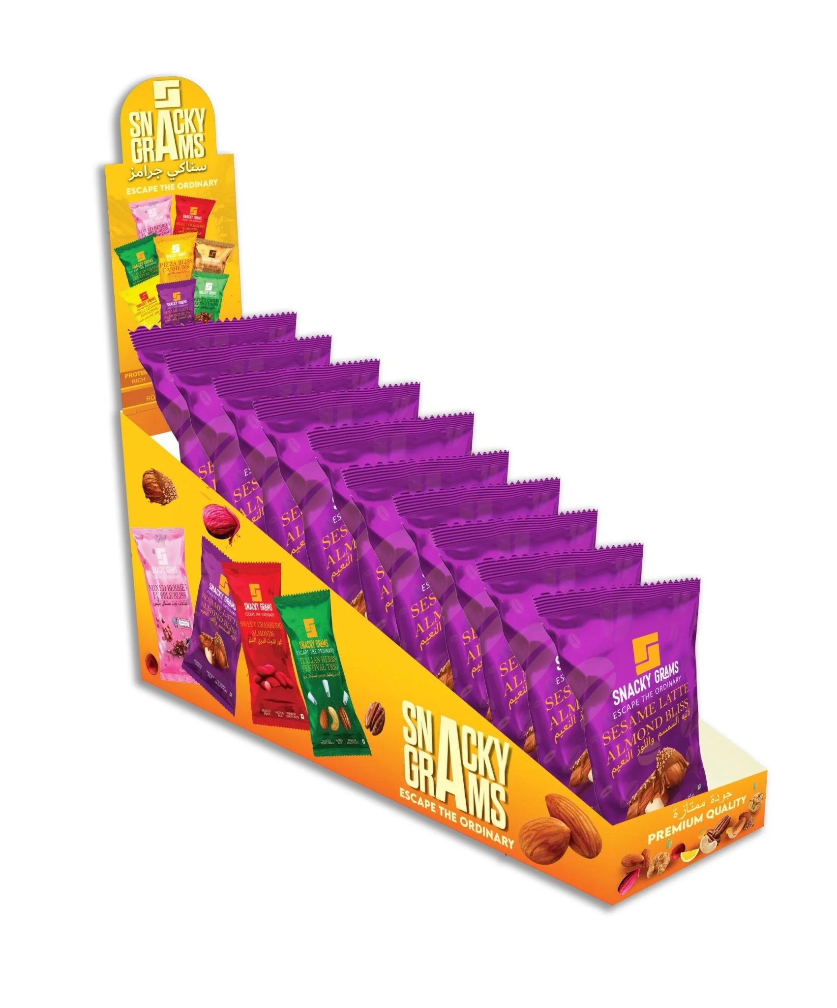 Sesame Latte Almond Bliss – 20g Snack Pack