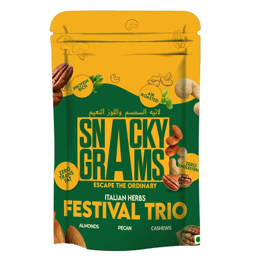 Snacky Grams Savoury & Sweet Combo (Pack of 3) - Snacky Grams